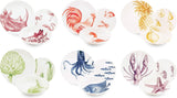 Piatto Excelsa Flora & Fauna, ceramica, multicolore