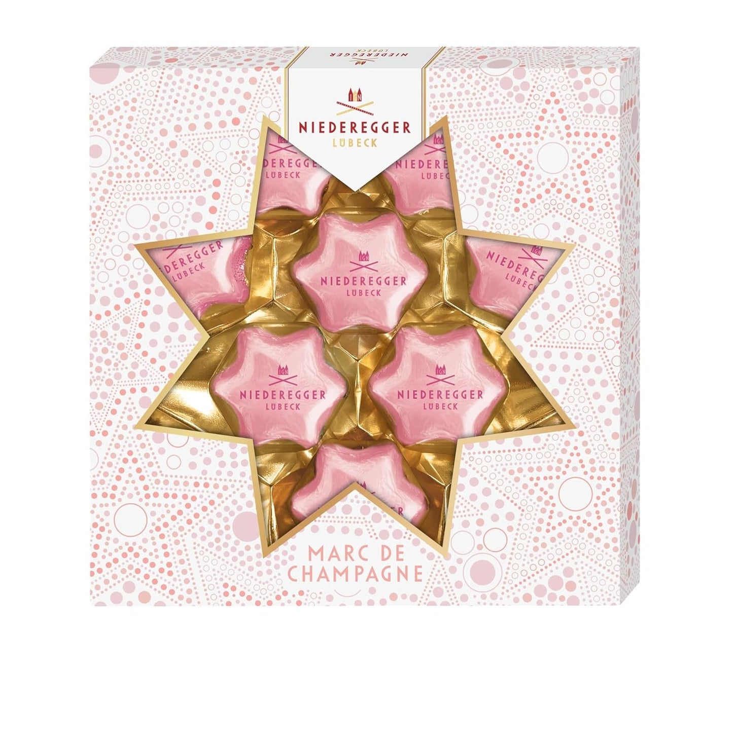 Niederegger Praline Stelle Marc de Champagne 125g