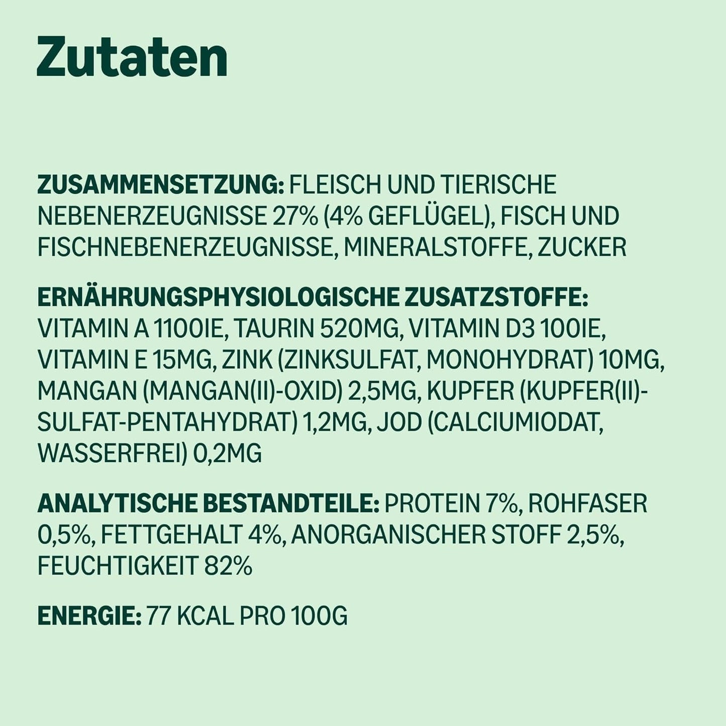 di Amazon Katzenfutter, nass, Dose, Stücke mit Geflügel in Sauce, 12 x 415 g
