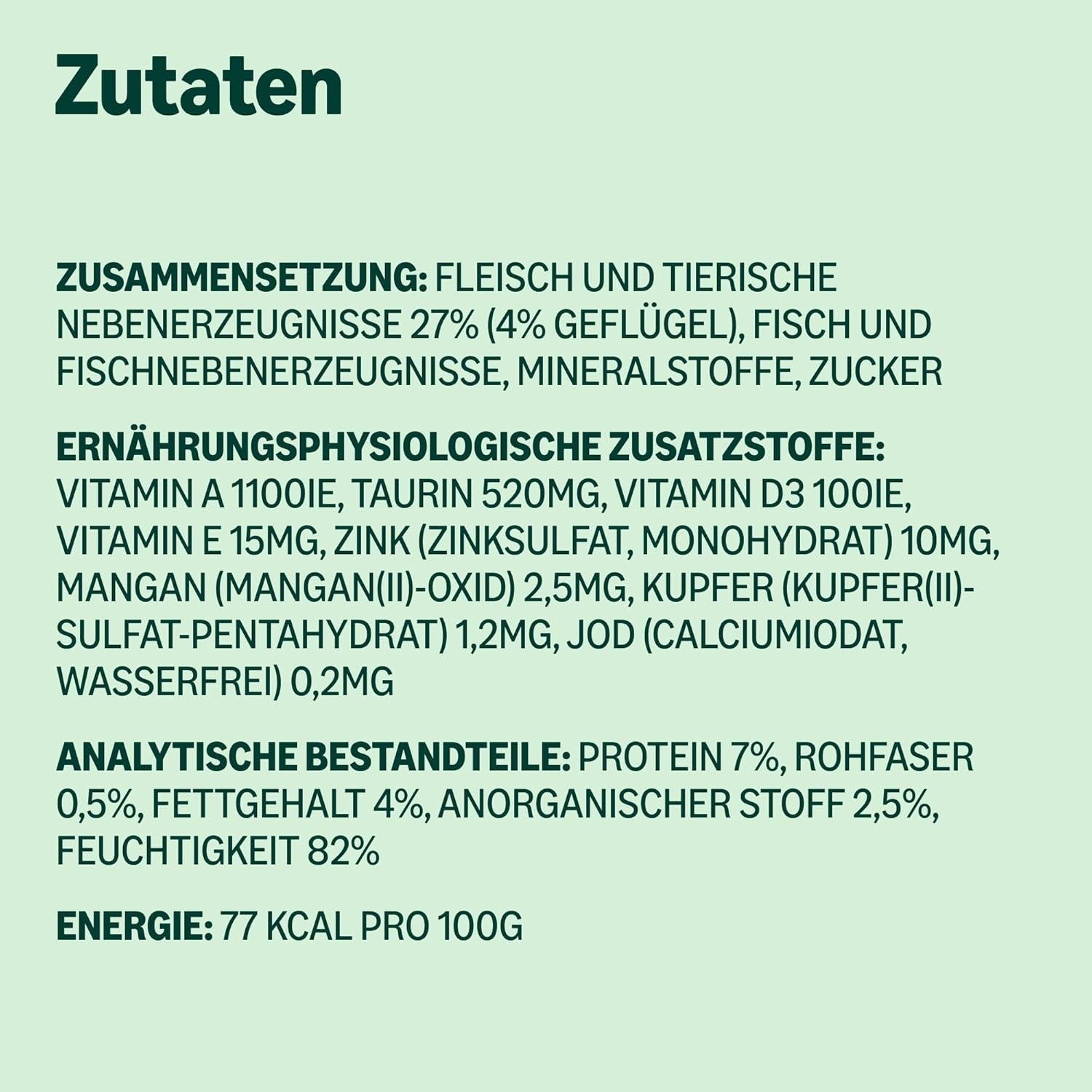 di Amazon Katzenfutter, nass, Dose, Stücke mit Geflügel in Sauce, 12 x 415 g
