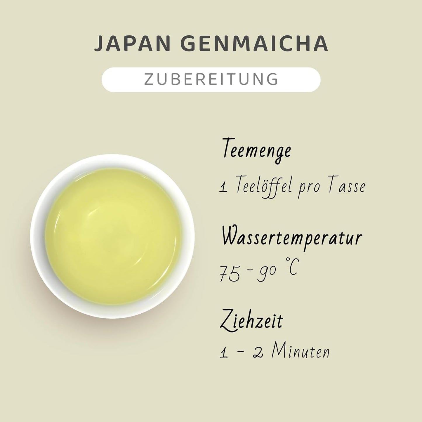 Tè verde giapponese Genmaicha con riso tostato, 50% Kagoshima Sencha, tè verde sfuso premium, miscela tradizionale, senza aromi aggiunti, 100 g | Wondertea Tè verde giapponese Genmaicha