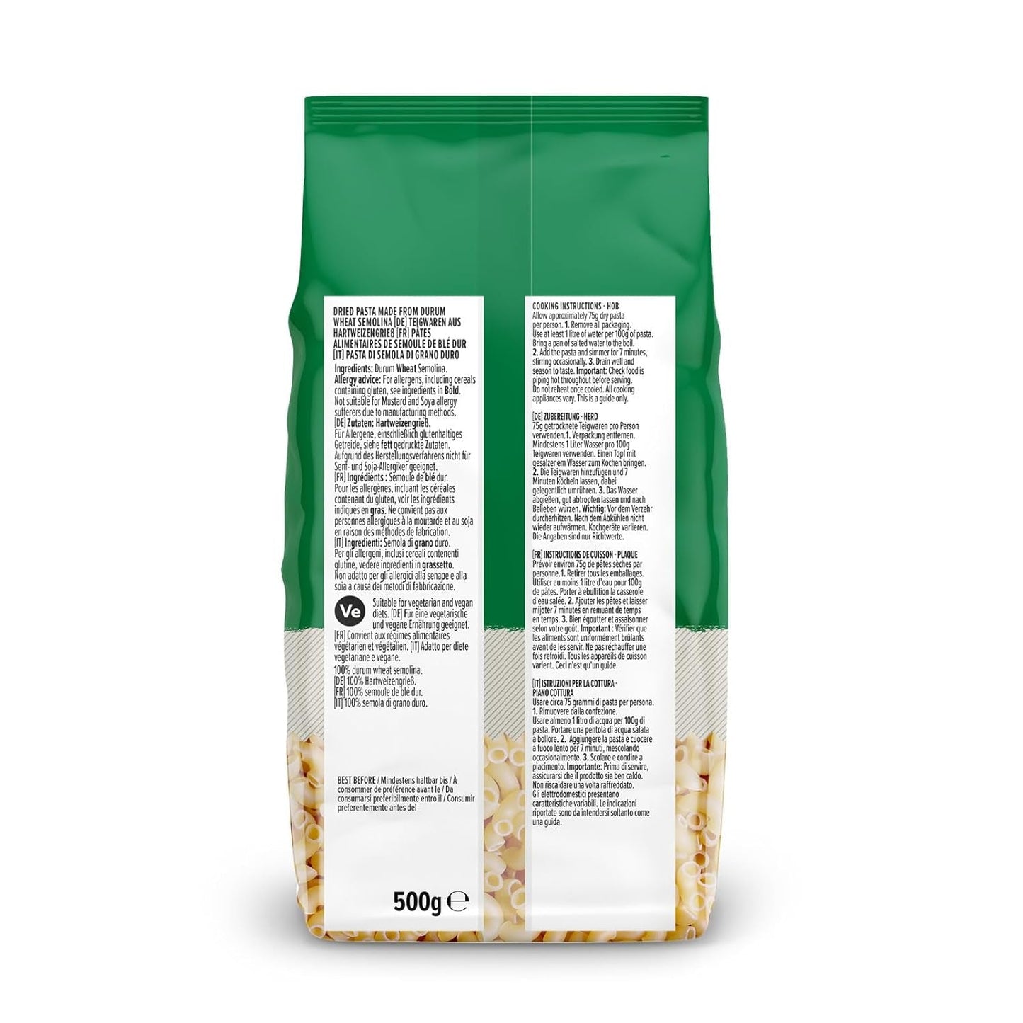 de la Amazon Coquillettes, 500g