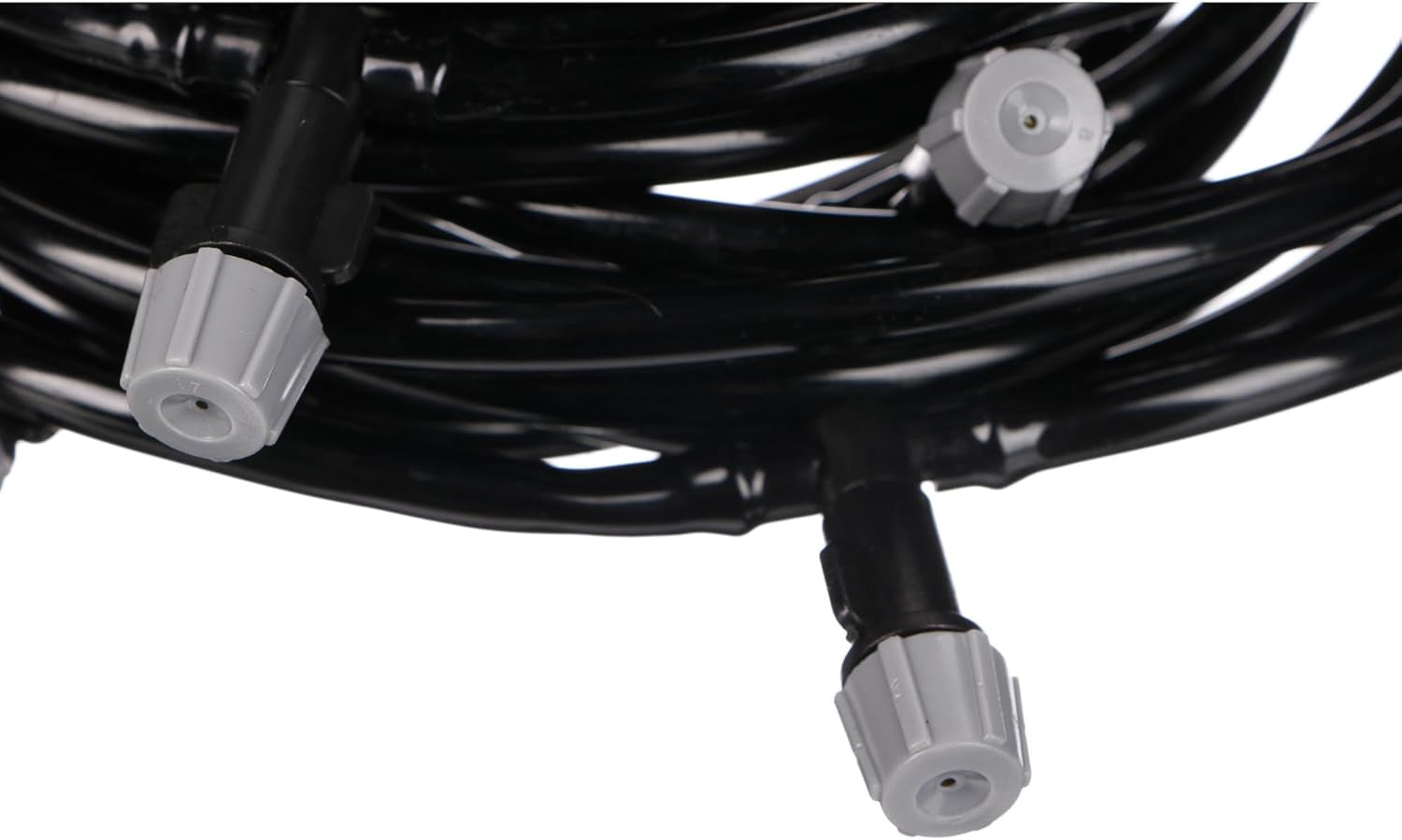 Tubo spruzzatore da giardino GARDEN MIST 20 m | Tubo flessibile per irrigazione con 20 ugelli | Irrigazione, raffreddamento nelle giornate calde | Per serre, pergolati, cespugli | Facile da usare, nero