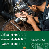 Caffè Crema - Chicchi di caffè tostati in Sicilia - Tradizionale processo di tostatura lunga con crema perfetta, sacchetto da 250 g, acidità bassissima per macchine completamente automatiche e portafiltro