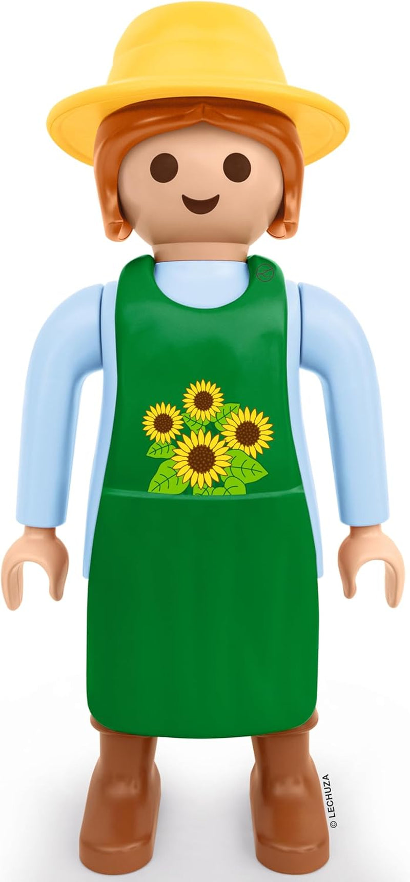LECHUZA Gardener 2021 - Girasole (62,5 cm), Verde/Azzurro