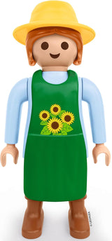 LECHUZA Gardener 2021 - Girasole (62,5 cm), Verde/Azzurro