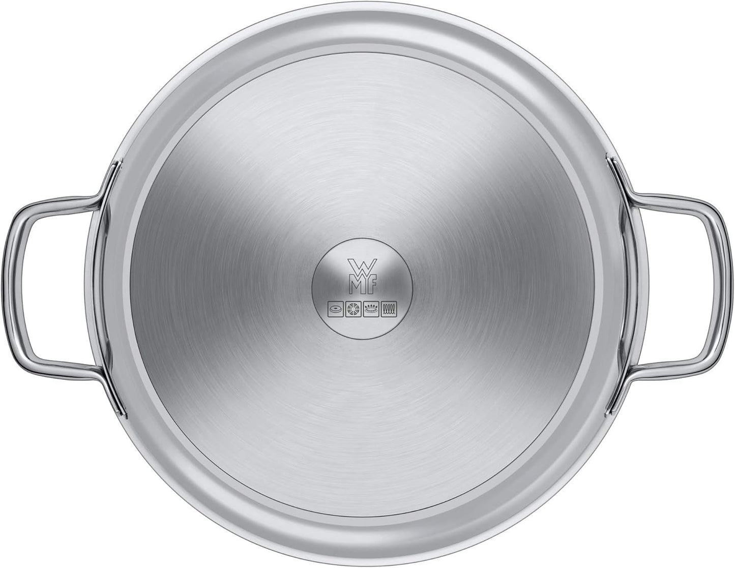 WMF Durado teglia/arrosto 28 cm induzione, acciaio inox rivestito in Cromargan, rivestimento in ceramica, resistente al forno Pentole e Padelle Naty Shop