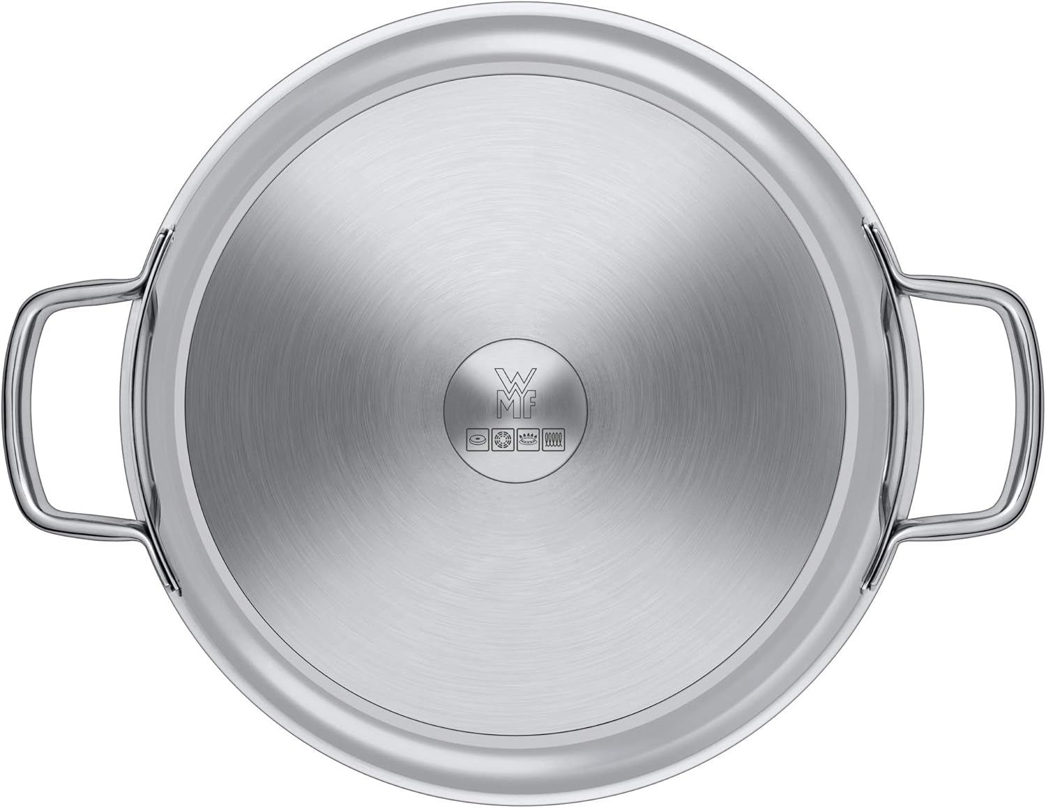 WMF Durado teglia/arrosto 28 cm induzione, acciaio inox rivestito in Cromargan, rivestimento in ceramica, resistente al forno Pentole e Padelle Naty Shop