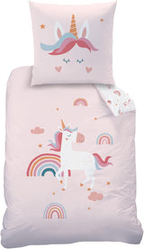 Set biancheria da letto per bambini, Koala o Unicorno, 100% cotone Biancheria da letto - bambini Naty Shop Unicorno