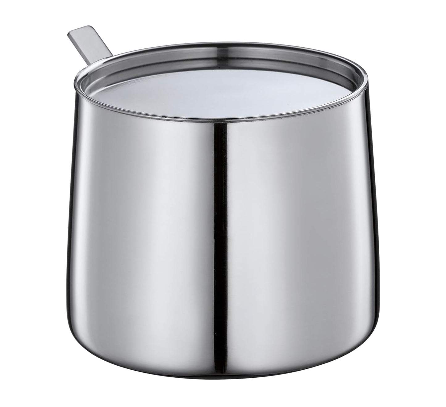 Cilio DELIZIA Dente e Tazza di Latte | Set da caffè | Tazza e contenitore per il latte in acciaio inossidabile | Impilabile | Con cucchiaio | Porzioni 250 ml Latte e 220 g Zucchero