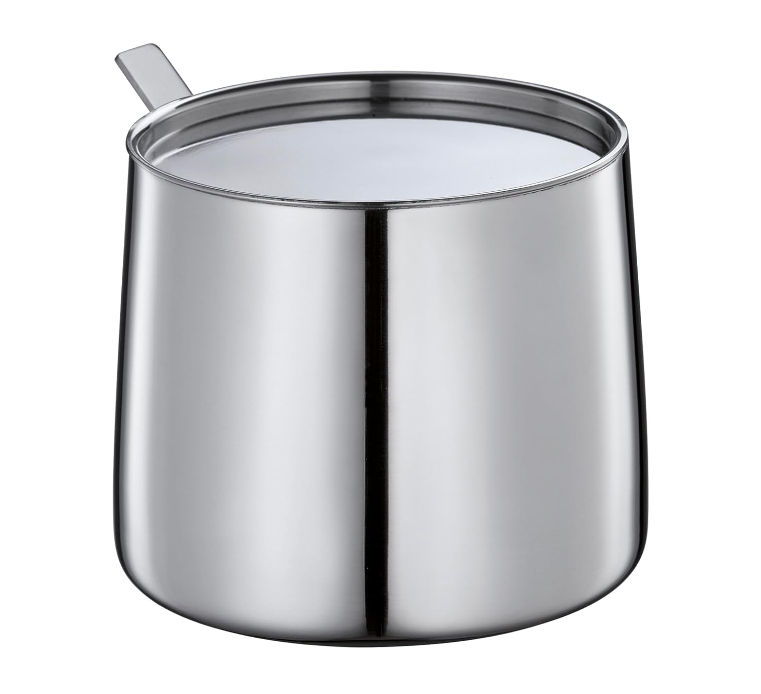 Cilio DELIZIA Dente e Tazza di Latte | Set da caffè | Tazza e contenitore per il latte in acciaio inossidabile | Impilabile | Con cucchiaio | Porzioni 250 ml Latte e 220 g Zucchero