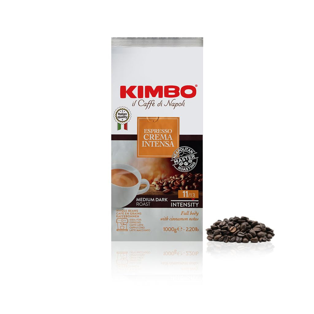 Caffè in grani intero Crema Intensa, tostatura media, sacchetto da 1 kg