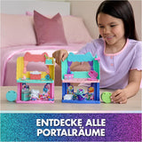 DREAMWORKS GABBY'S DOLLS HOUSE: THE MOVIE - Sala del portale La cucina cosparsa di zucchero di Kuchi con personaggio e accessori, dai 3 anni in su