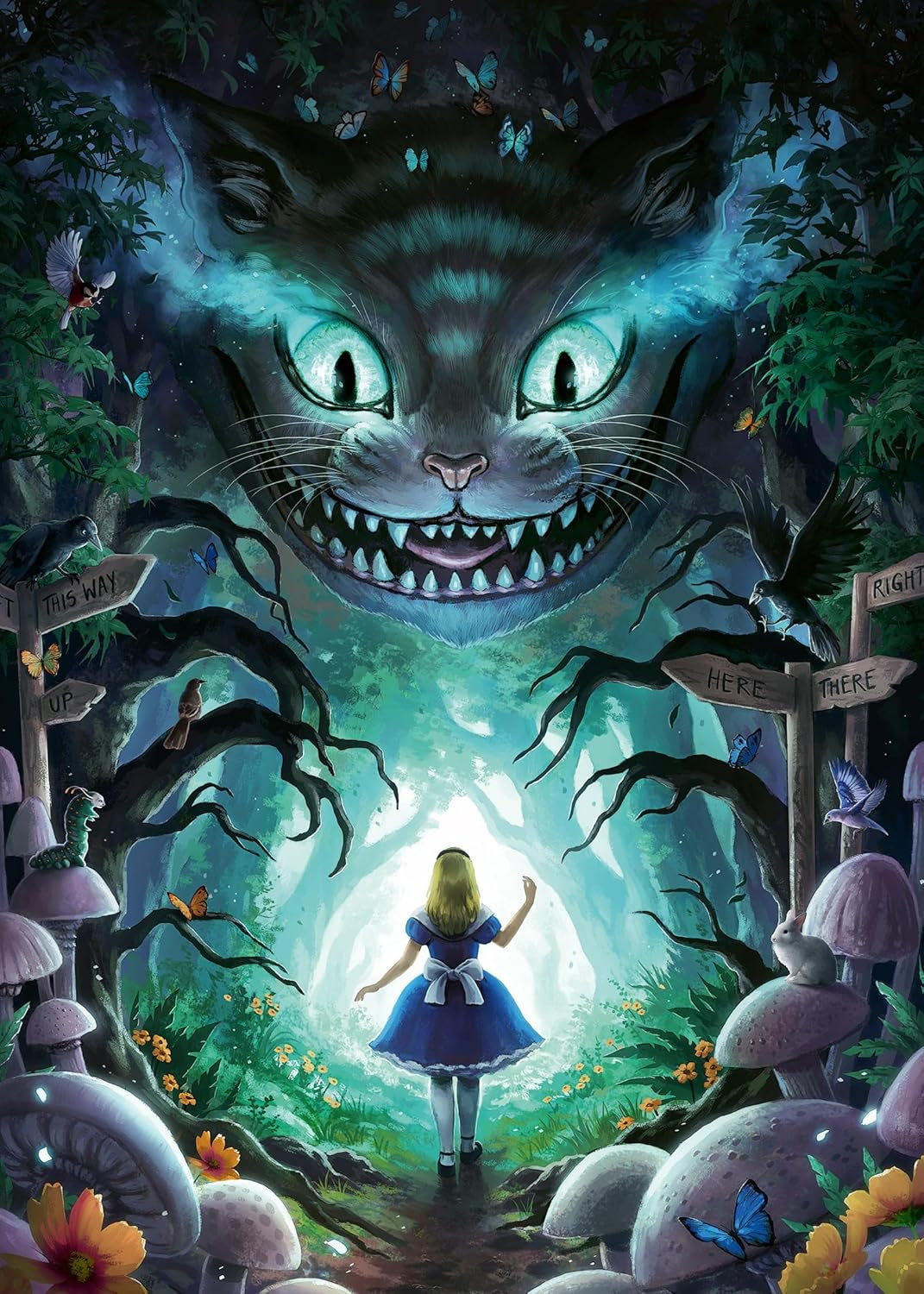 Ravensburger Puzzle 12000526 - Le Avventure di Alice - Puzzle da 1000 pezzi per adulti e bambini dai 14 anni, Puzzle Naty Shop Nuovo Design