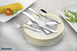 Set Posate Sylvia In acciaio inox 18/0 Lucido 30 pezzi Kitchen Naty Shop