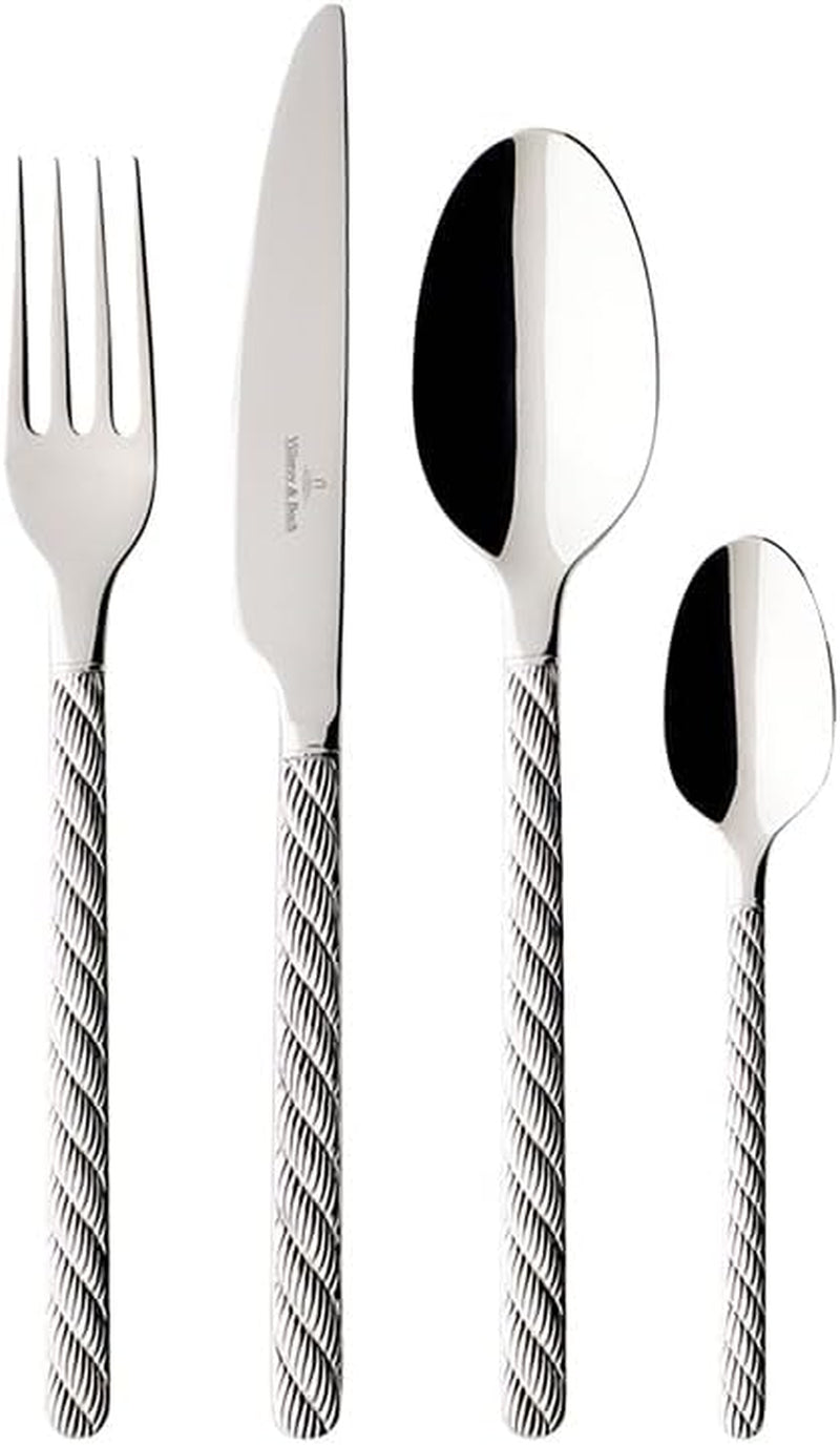 Villeroy And Boch - Set posate Montauk, varie misure, acciaio inox Kitchen Naty Shop 24 pezzi