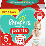 Pampers (vecchia versione), mutandine, taglia 4, 9 kg-15 kg, confezione da tre (1 x 88 pannolini)