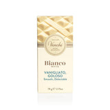 Venchi - Tavoletta di cioccolato bianco extra, 78 g - alla vaniglia - Senza glutine
