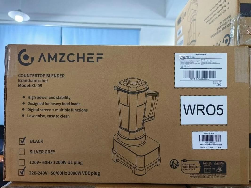 Frullatore AMZCHEF, 8 menu intelligenti e 10 velocità, touch screen LCD Kitchen Naty Shop