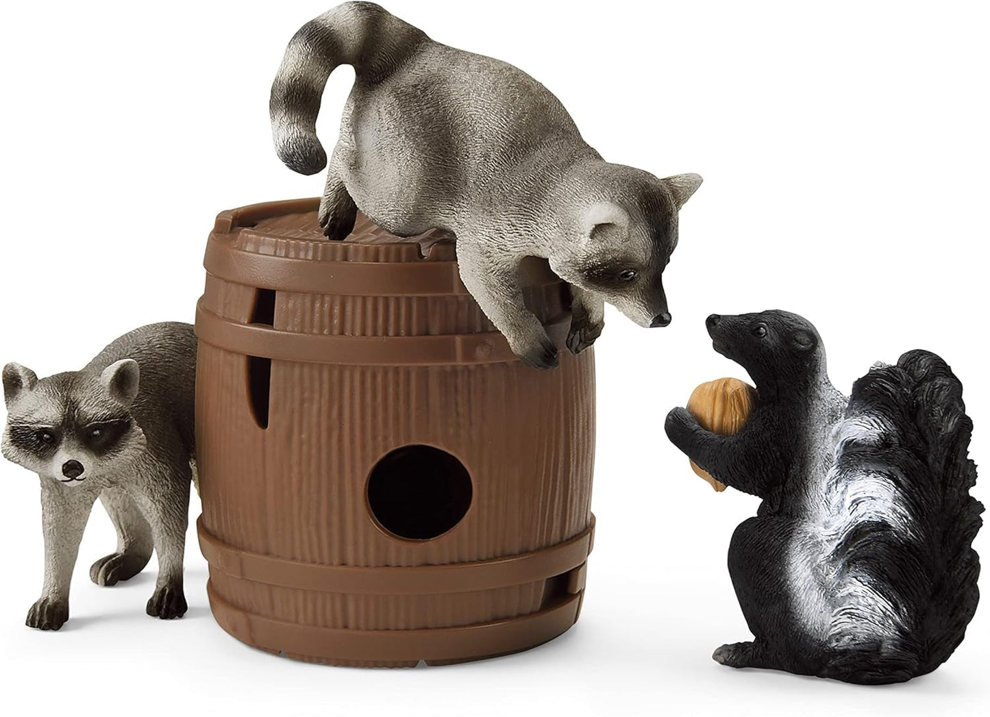 Schleich 42532 Divertimento intorno alle noci, Da 3 anni, WILD LIFE - Set da gioco, 6 pezzi Action figures Naty Shop Ffp