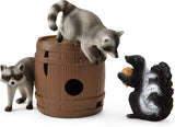 Schleich 42532 Divertimento intorno alle noci, Da 3 anni, WILD LIFE - Set da gioco, 6 pezzi Action figures Naty Shop Ffp