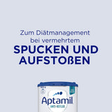 Aptamil Anti-Reflusso - Formula completa dalla nascita Gestione alimentare Vomito e rigurgito Alimenti per bambini Latte in polvere 1 x 800 g