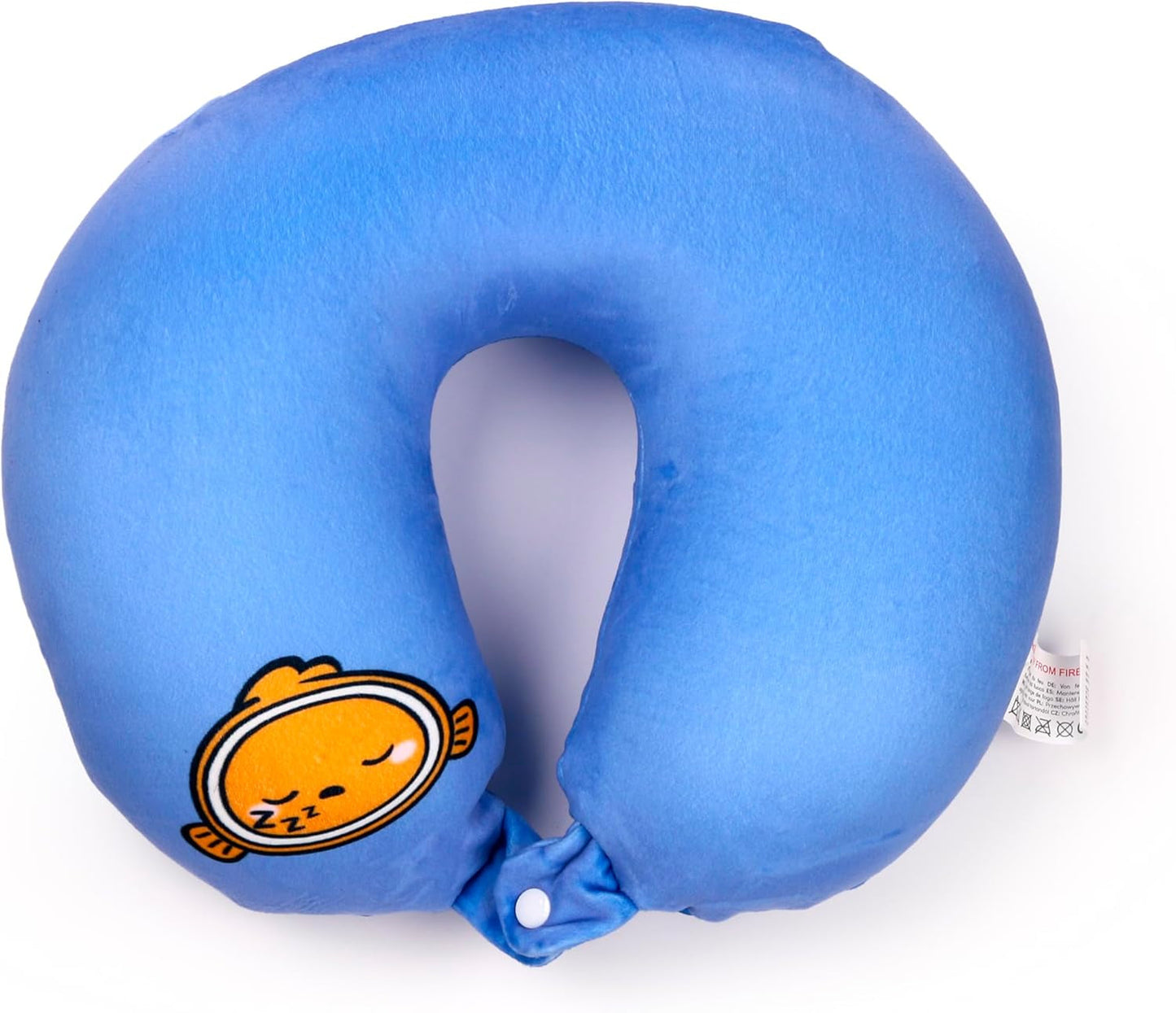 Puckator Swapseazzz Adoramals pesce pagliaccio oceanico cuscino da viaggio e peluche 2 in 1 Cuscini da viaggio Naty Shop