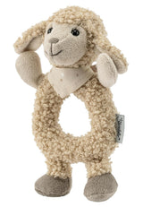 Flocke Sheep Sterntaler Catch Toy - giocattolo per l'attività motoria da sonagliare, toccare e giocare - peluche per neonati e bambini con sonaglio come amico fedele - giocattolo per bambini in morbido tessuto color sabbia Baby Toys Naty Shop