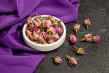 Boccioli di rosa commestibili premium da 500 g - infuso di petali di rosa Atlas essiccati - gusto e aroma dolci e floreali - 100% naturale, puro e senza additivi | Tazarin Ltd