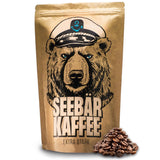 CAFFÈ SEEBÄR - Caffè in grani extra forti - 500 g - Bassa acidità e aroma intenso - Grani interi per macchine da caffè completamente automatiche, espresso e French press - Alto contenuto di caffeina e bassa acidità