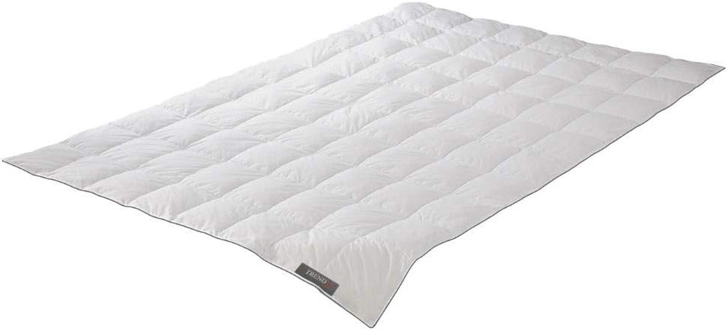 Badenia Trendline Piumino Comfort, caldo piumino invernale con 90% piumino e 10% piume Classe I, 135 X 200 Cm, down Pass Tested e certificato Oeko-Tex, Prodotto secondo lo standard di qualità tedesco Trapunte e trapunte Naty Shop Comfort 155 X 220 Cm Coperta estiva leggera