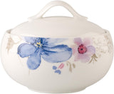 Villeroy & Boch Mariefleur Gris Basic zuccheriera, porcellana premium, bianco/multicolore