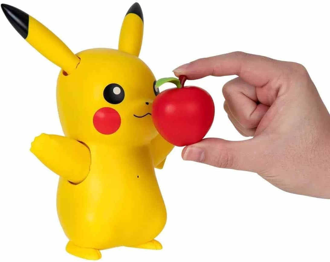 Pokémon PKW3330 - Deluxe My Partner Pikachu, Pikachu ufficiale con luci, suoni e movimento Action figures Naty Shop