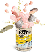 Dogs'n Tiger Schlemmermenü Glückskind, Nassfutter für Kätzchen, saftiges Hun und Forelle - ohne Getreide, Zuckerzusatz, künstliche Konservierungsstoffe, optimizatione Verträglichkeit, 12x 200g