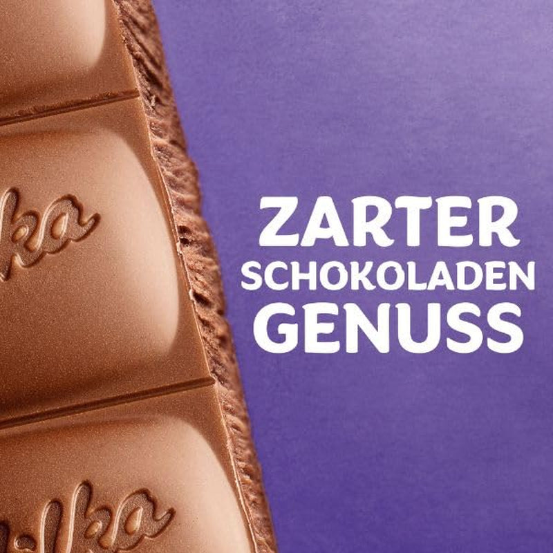 Cioccolato Milka con lenticchie colorate al cacao - Cioccolato al latte alpino con lenticchie croccanti al cioccolato - 100g