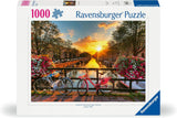 Ravensburger Puzzle 12000662 Biciclette ad Amsterdam da 1000 pezzi - Puzzle colorato per adulti e bambini nella comprovata qualità Ravensburger Puzzle Naty Shop