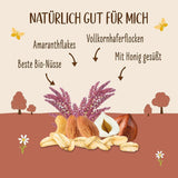 ALLOS Amaranto Croccante Nobleuss | Muesli biologico, noci, avena, cereali per il piccolo Cereal Naty Shop