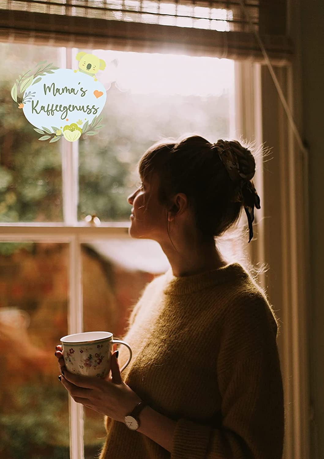 Mama's Coffee Pleasure®binky - Cremoso in grani di caffè espresso decaffeinato - decaffeinizzazione naturale con CO² - leggermente tostato a tamburo in Italia - ideale durante e dopo la gravidanza