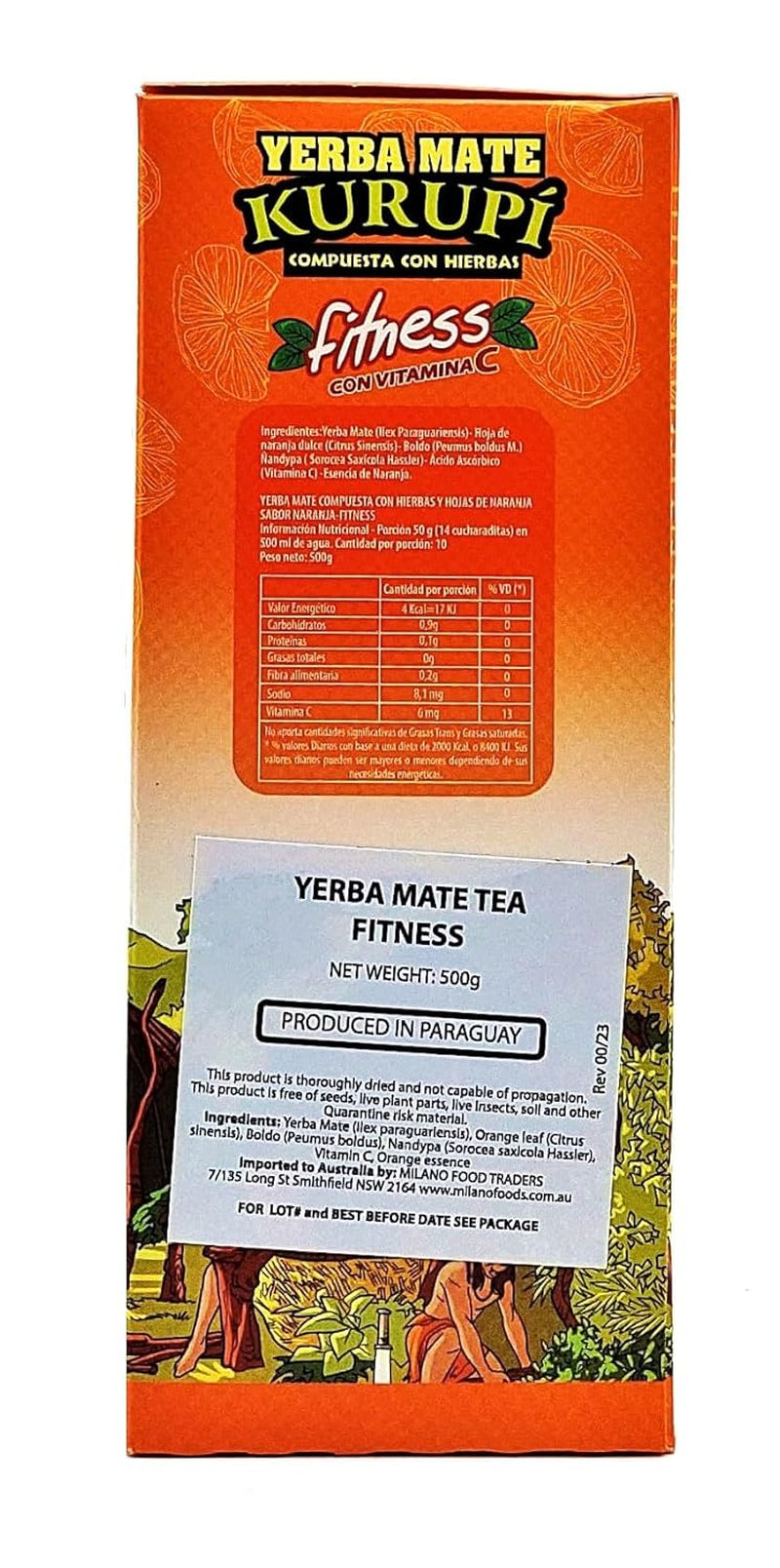 Tè Yerba Mate 500G |  Fitness 500G | Tisana Yerba Mate