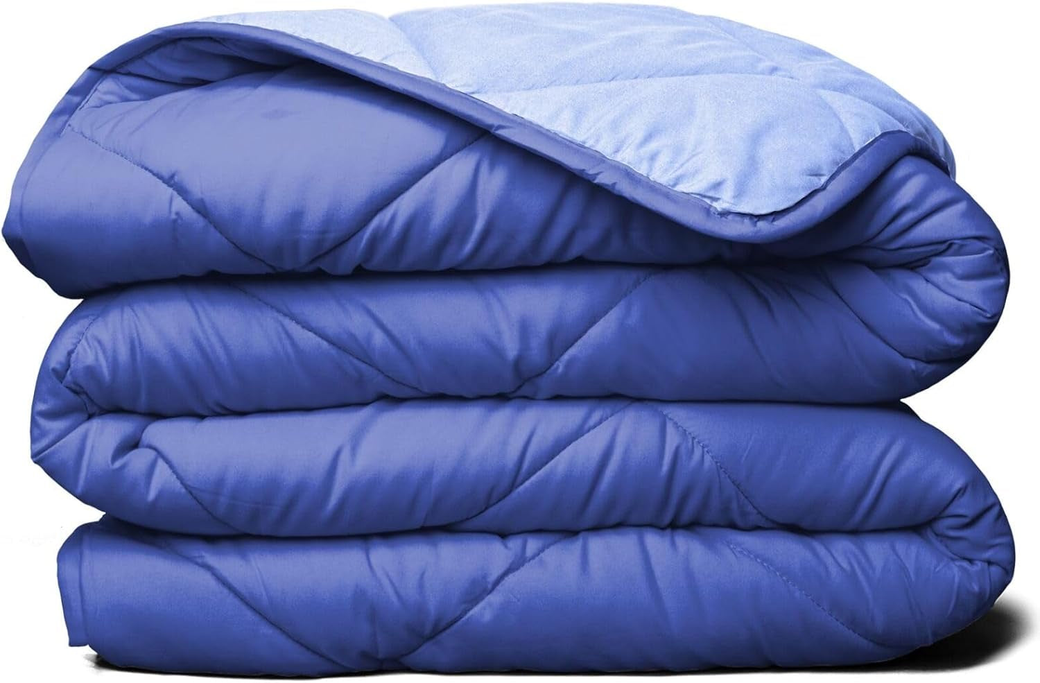 Piumino alternativo reversibile per tutte le stagioni Twin/Twin XL - Piumino alternativo reversibile, extra lungo, di alta qualità, morbida microfibra - Inserto copripiumino grigio Trapunte e trapunte Naty Shop Azzurro / Blu scuro Twin / Twin XL