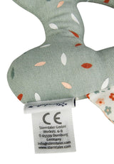 Lilly Cat Sterntaler Catch Toy - Giocattolo per attività motoria con sonaglio, tocco e gioco - Peluche per neonati e bambini con sonaglio come amico fedele - Giocattolo per bambini in morbido tessuto grigio Bebe Naty Shop Toys