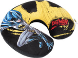DC Comics Morbido Batman Cuscino da viaggio per auto per la sicurezza dei bambini Comfort Supereroe Bat Man, Cuscino da viaggio Auto, Azzurro, Taglia unica Cuscini da viaggio Naty Shop