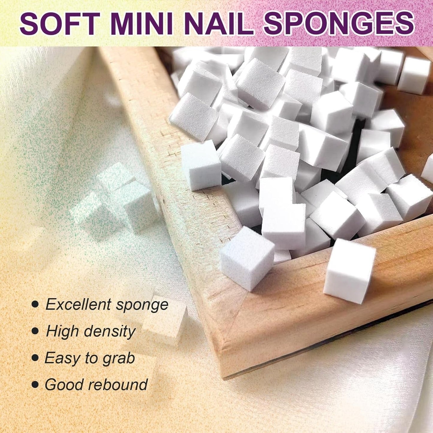 Gel per pittura sfumata, 12 colori di smalto gel sfumato con 100 spugne per unghie e 4 artigli in metallo per french manicure, nail art fai da te, set I