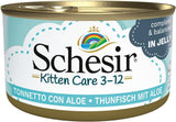Cibo umido per gatti Cat Jelly Kitten Tonno con Aloe Vera, gelatina, 24 scatole x 85 g