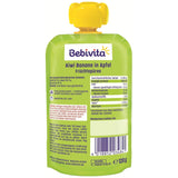 Kiwi Banane in Mela Quetschie (6 x 120g), senza zucchero, senza glutine, ideale per snack unterwegs e selbständiges