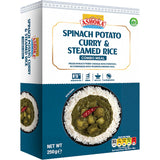 ASHOKA - Curry istantaneo con spinaci, patate e riso - (1 x 250 g)