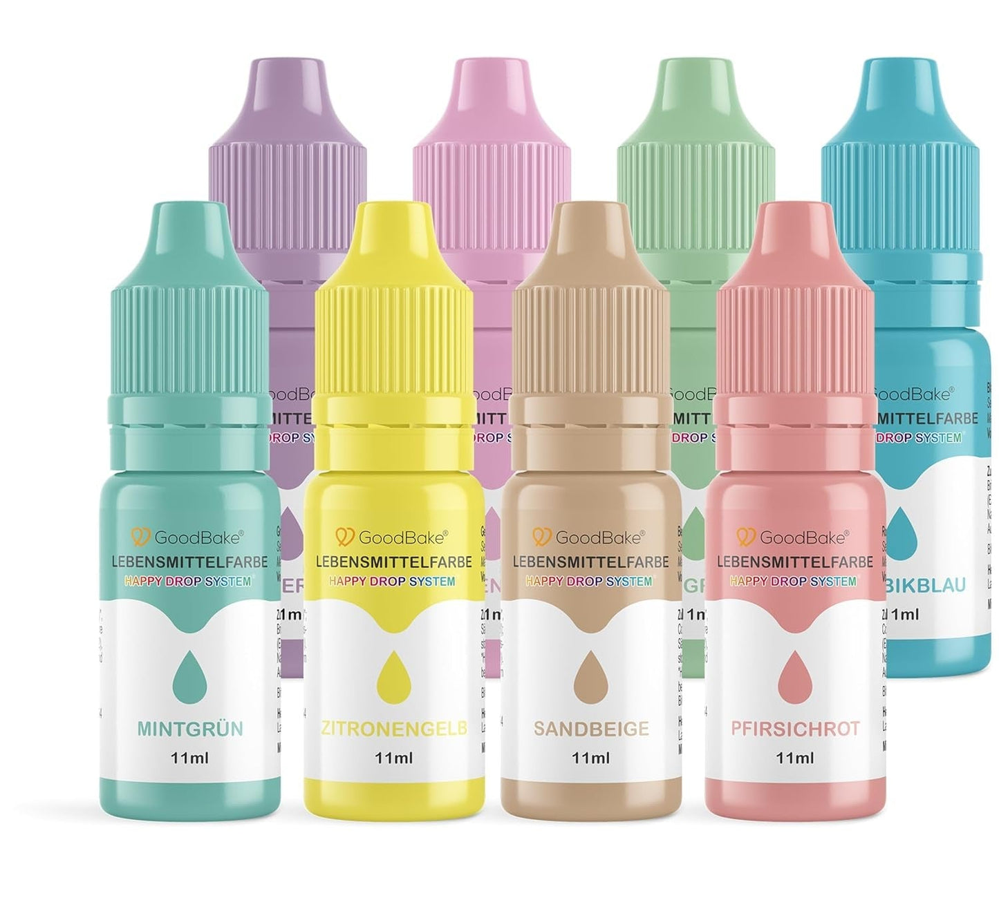 Goodbake Pastel Sand Beige Food Colorante (11 ml) - Colorante alimentare ad alto dosaggio - Per colorare torte, fondente, crema al burro, macarons, bevande, slime e molti altri oggetti. 100% vegano