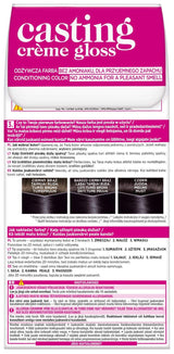 Tintura per capelli L'Oréal Paris Casting Crème Gloss 210 - Tintura per capelli Blu Navy Nero Naty Shop