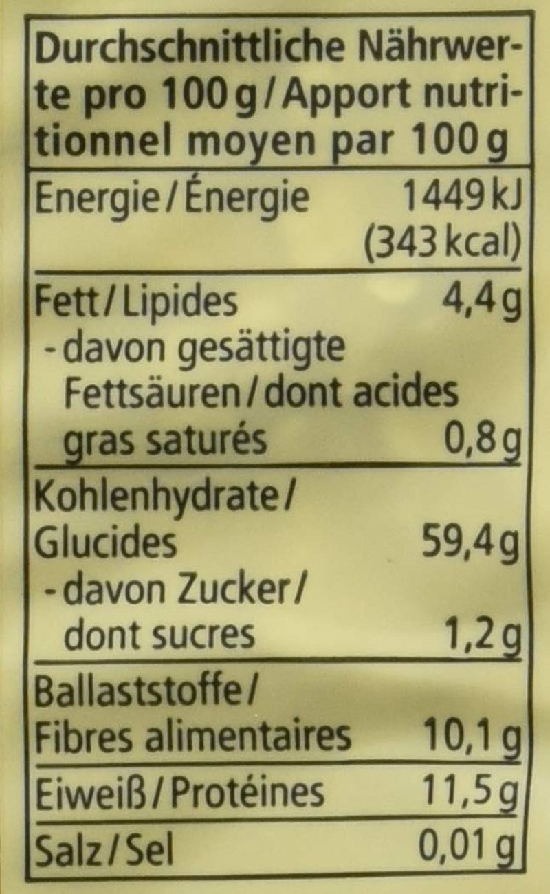 Flocken Bio 3-Korn, 500 G Cereali Naty Shop