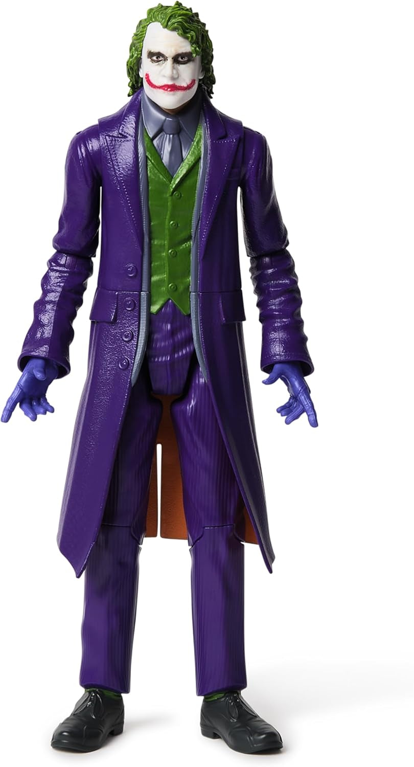DC Comics il Cavaliere Oscuro - Joker Action Figure Conosciuto dalla leggendaria trilogia del Cavaliere Oscuro in 30 cm. Dai 3 anni Action figures Naty Shop